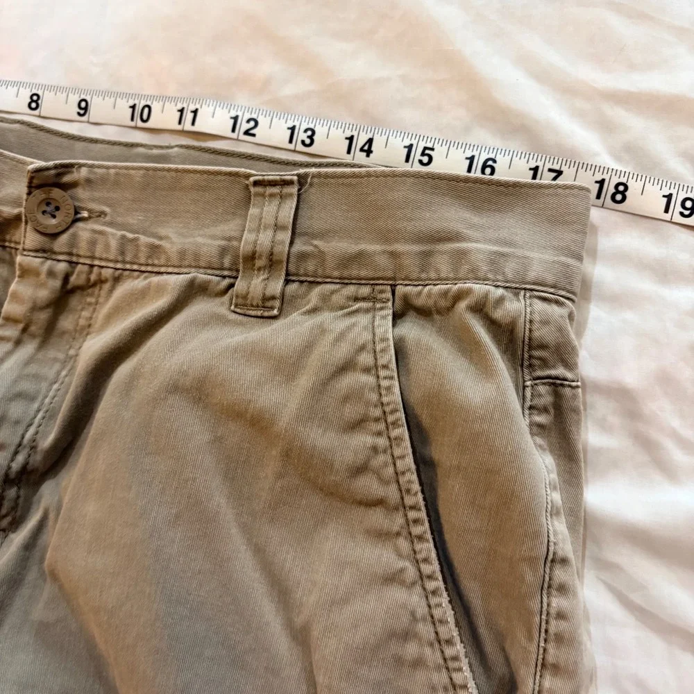 The North Face Mens Khaki Cotton Twill Chino Shorts Size 36 Tan‎ Outdoor Hiking